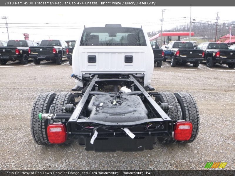 Bright White / Black/Diesel Gray 2018 Ram 4500 Tradesman Regular Cab 4x4 Chassis