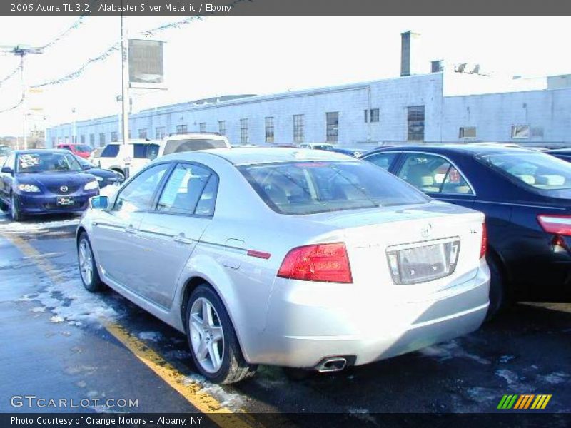 Alabaster Silver Metallic / Ebony 2006 Acura TL 3.2