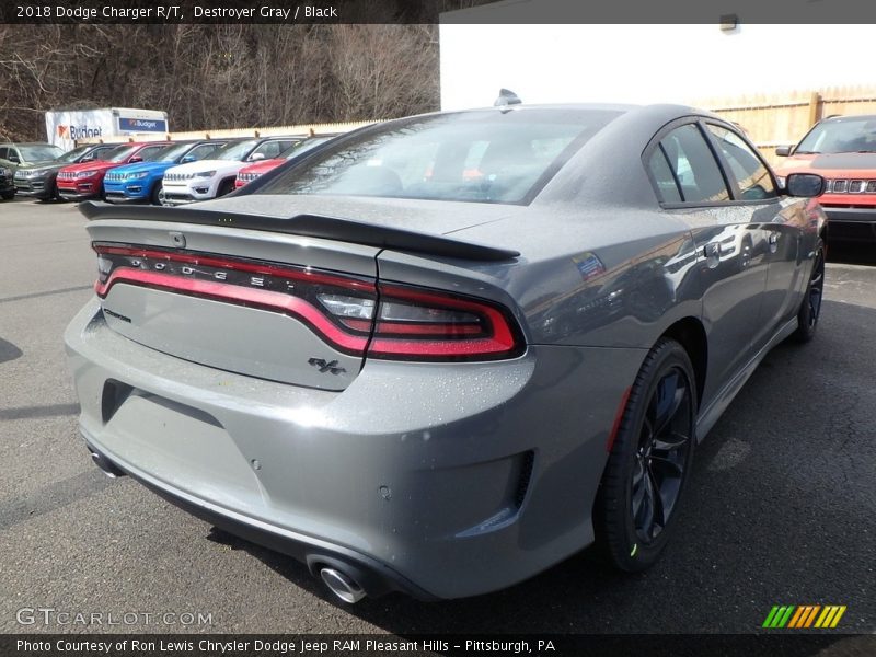 Destroyer Gray / Black 2018 Dodge Charger R/T