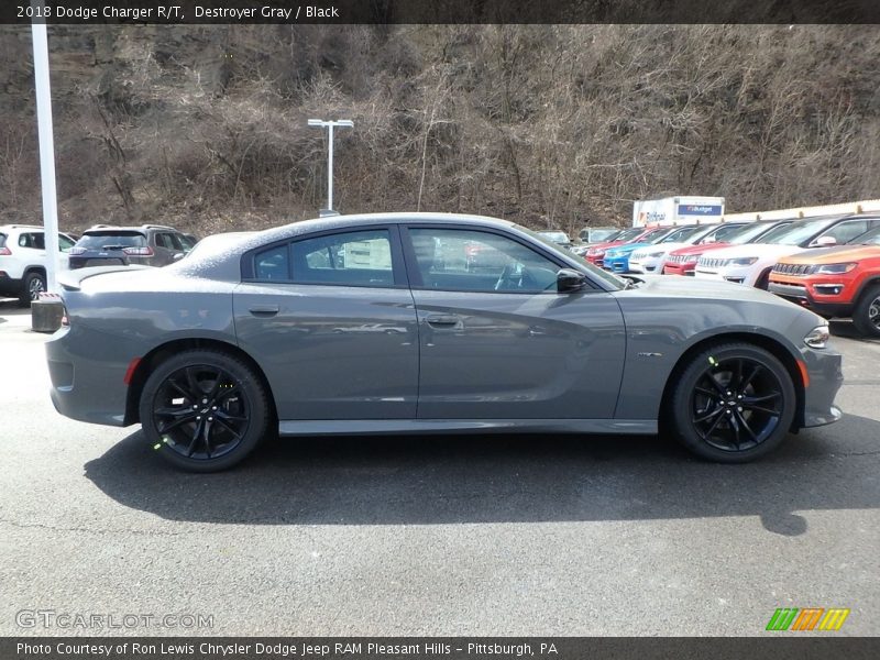 Destroyer Gray / Black 2018 Dodge Charger R/T