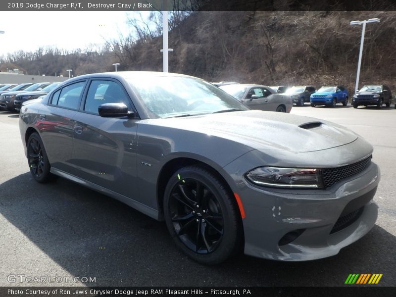 Destroyer Gray / Black 2018 Dodge Charger R/T