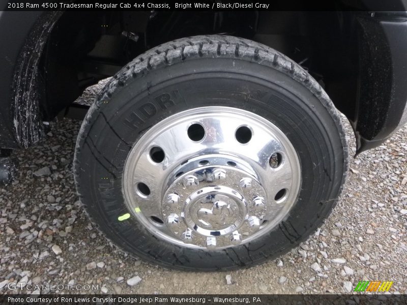 Bright White / Black/Diesel Gray 2018 Ram 4500 Tradesman Regular Cab 4x4 Chassis