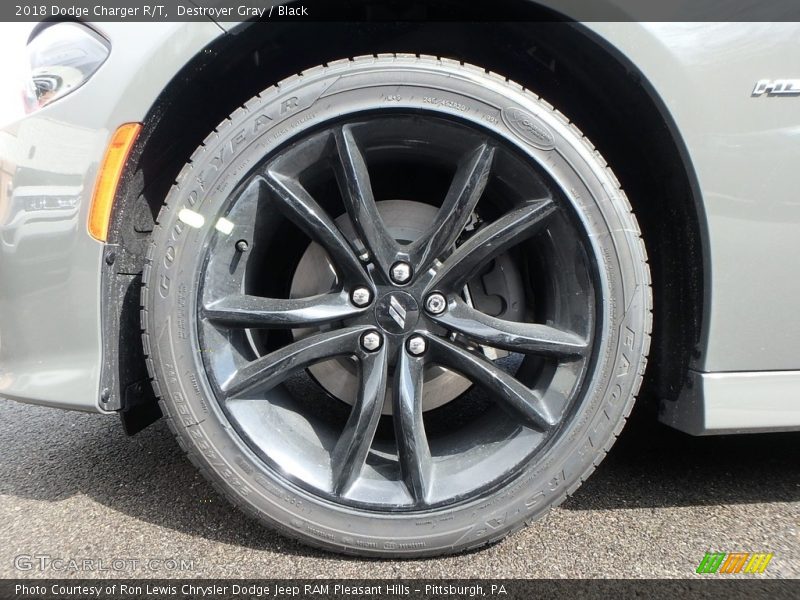 Destroyer Gray / Black 2018 Dodge Charger R/T
