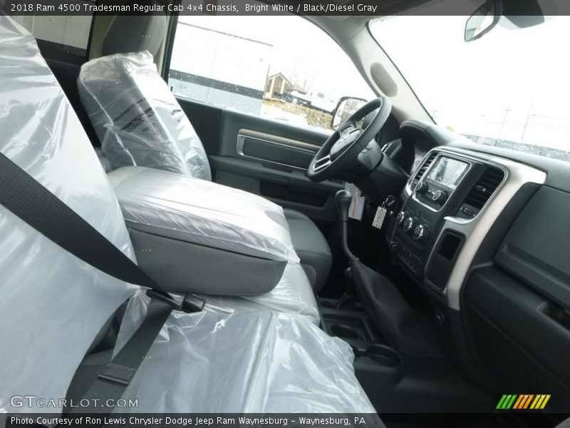 Bright White / Black/Diesel Gray 2018 Ram 4500 Tradesman Regular Cab 4x4 Chassis