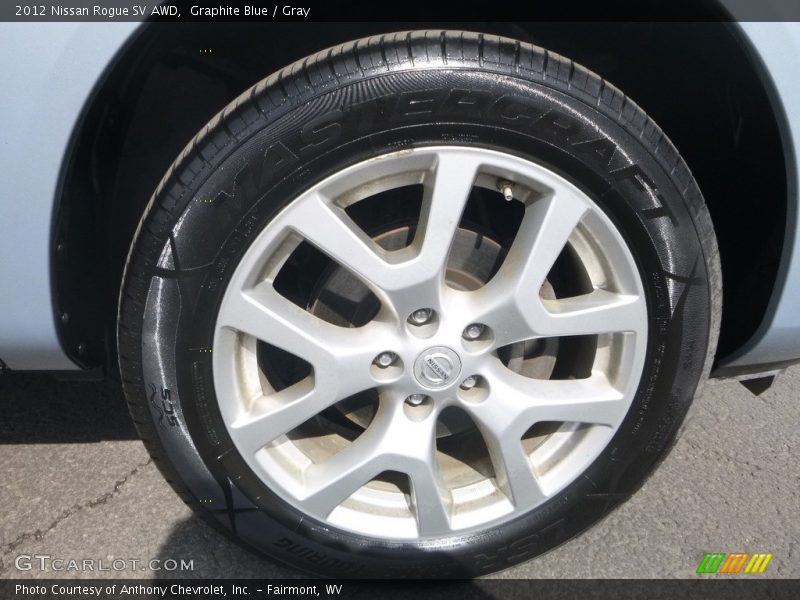 Graphite Blue / Gray 2012 Nissan Rogue SV AWD
