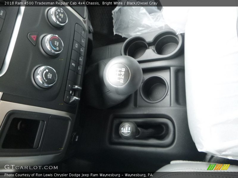 Bright White / Black/Diesel Gray 2018 Ram 4500 Tradesman Regular Cab 4x4 Chassis