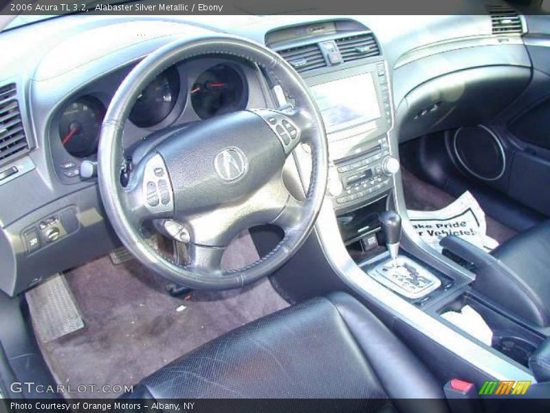 Alabaster Silver Metallic / Ebony 2006 Acura TL 3.2