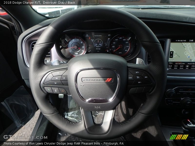 Destroyer Gray / Black 2018 Dodge Charger R/T