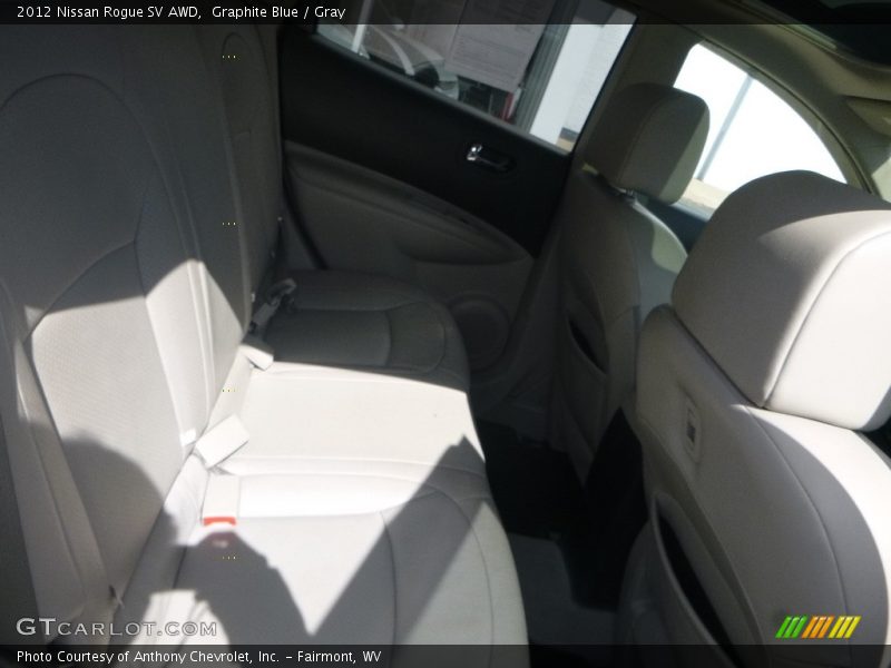 Graphite Blue / Gray 2012 Nissan Rogue SV AWD