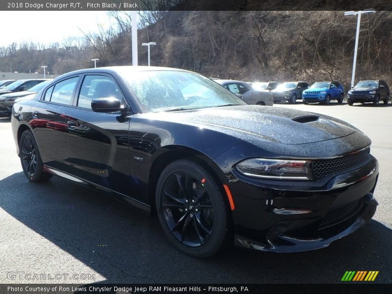 Pitch Black / Black 2018 Dodge Charger R/T