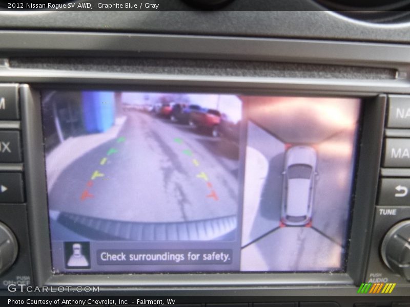 Graphite Blue / Gray 2012 Nissan Rogue SV AWD
