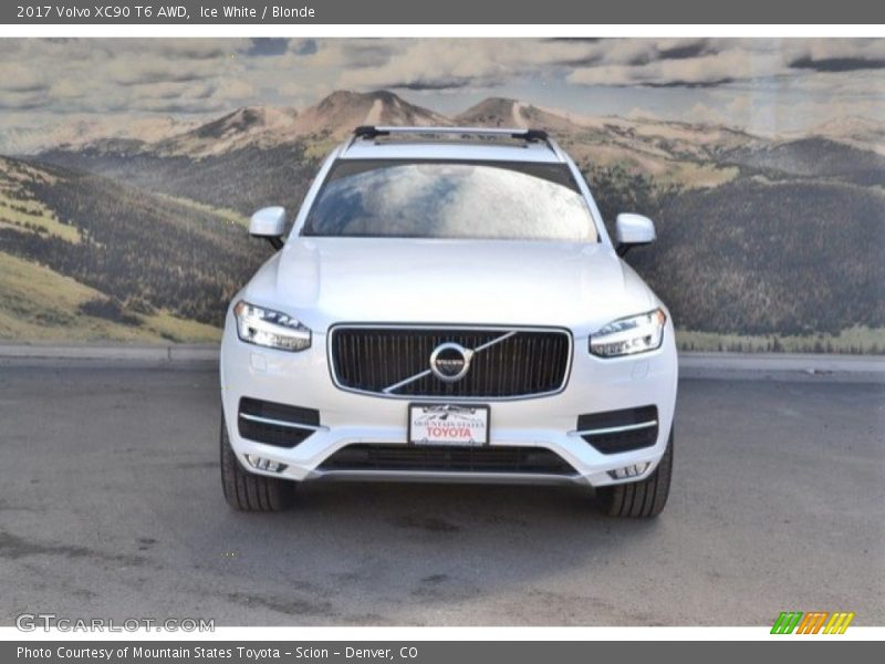 Ice White / Blonde 2017 Volvo XC90 T6 AWD