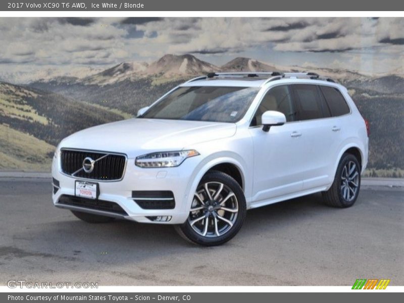 Ice White / Blonde 2017 Volvo XC90 T6 AWD