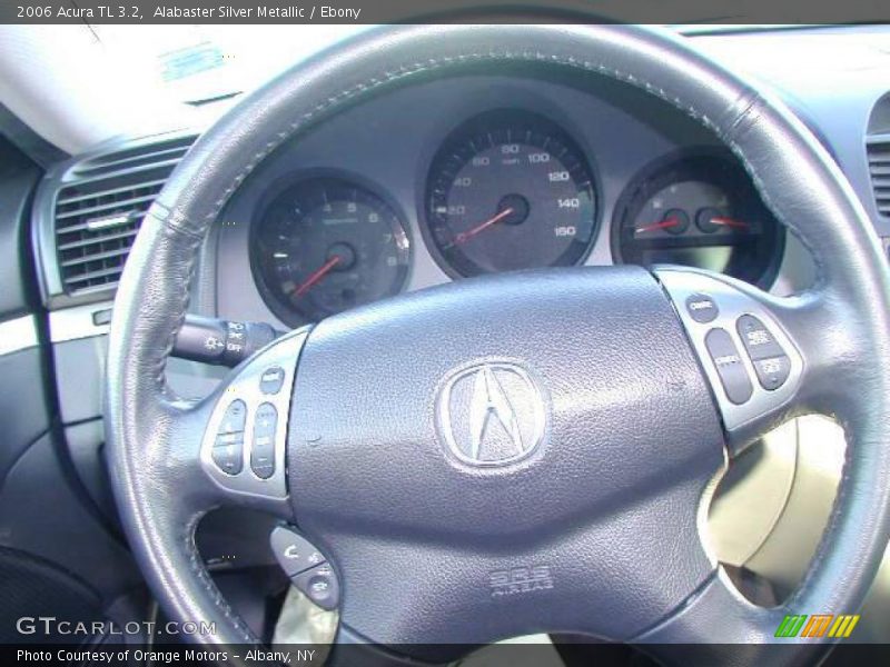 Alabaster Silver Metallic / Ebony 2006 Acura TL 3.2
