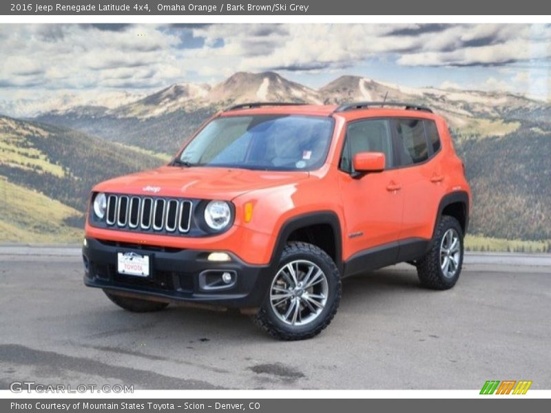 Omaha Orange / Bark Brown/Ski Grey 2016 Jeep Renegade Latitude 4x4