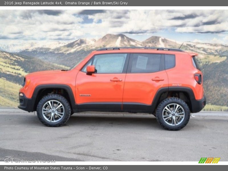 Omaha Orange / Bark Brown/Ski Grey 2016 Jeep Renegade Latitude 4x4