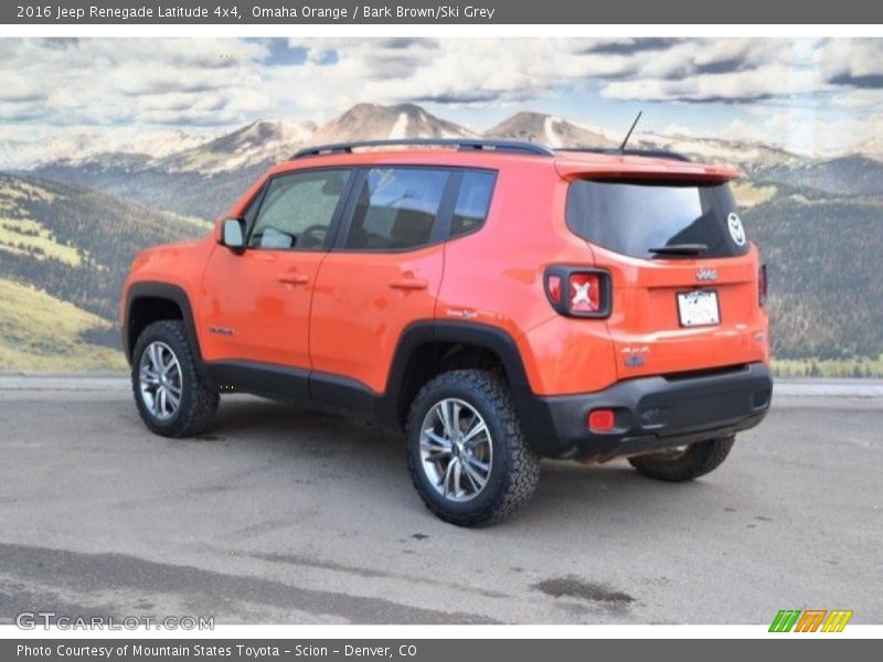 Omaha Orange / Bark Brown/Ski Grey 2016 Jeep Renegade Latitude 4x4