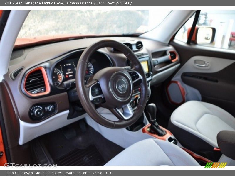 Omaha Orange / Bark Brown/Ski Grey 2016 Jeep Renegade Latitude 4x4