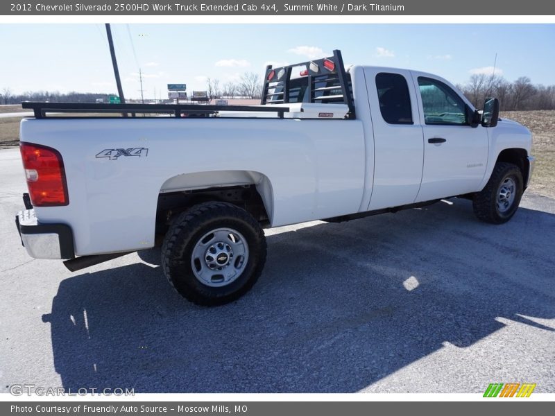 Summit White / Dark Titanium 2012 Chevrolet Silverado 2500HD Work Truck Extended Cab 4x4