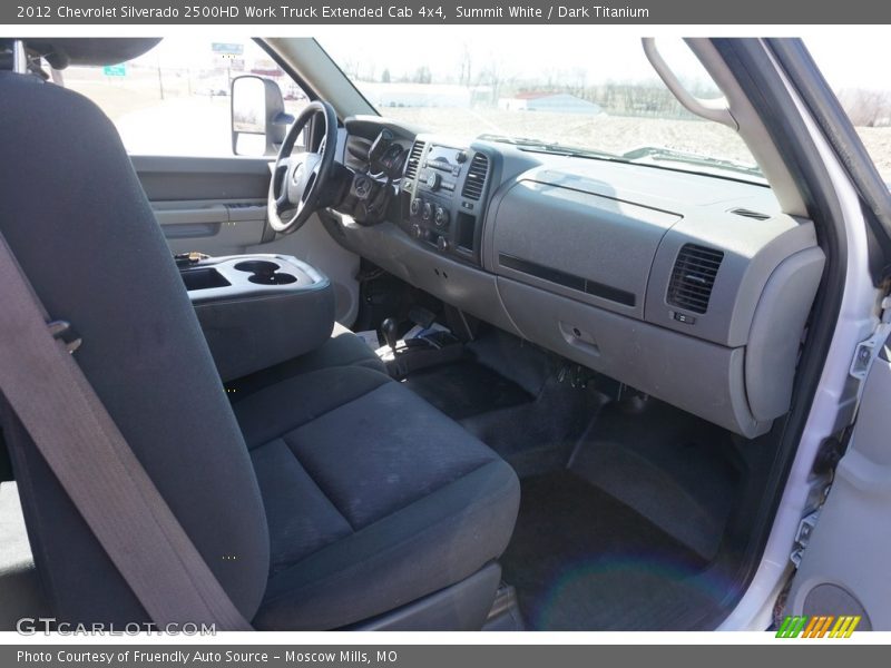Summit White / Dark Titanium 2012 Chevrolet Silverado 2500HD Work Truck Extended Cab 4x4