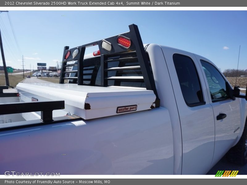 Summit White / Dark Titanium 2012 Chevrolet Silverado 2500HD Work Truck Extended Cab 4x4