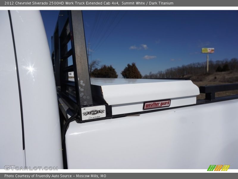 Summit White / Dark Titanium 2012 Chevrolet Silverado 2500HD Work Truck Extended Cab 4x4