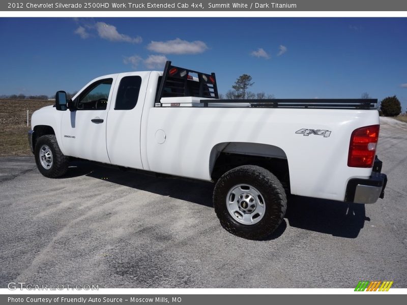 Summit White / Dark Titanium 2012 Chevrolet Silverado 2500HD Work Truck Extended Cab 4x4