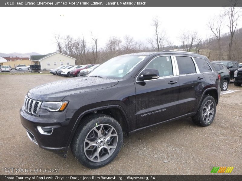 Sangria Metallic / Black 2018 Jeep Grand Cherokee Limited 4x4 Sterling Edition