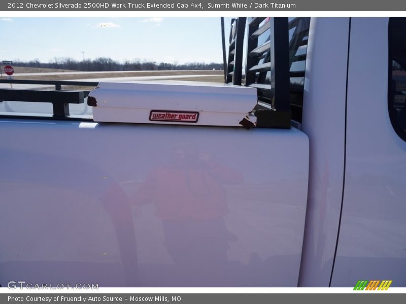 Summit White / Dark Titanium 2012 Chevrolet Silverado 2500HD Work Truck Extended Cab 4x4