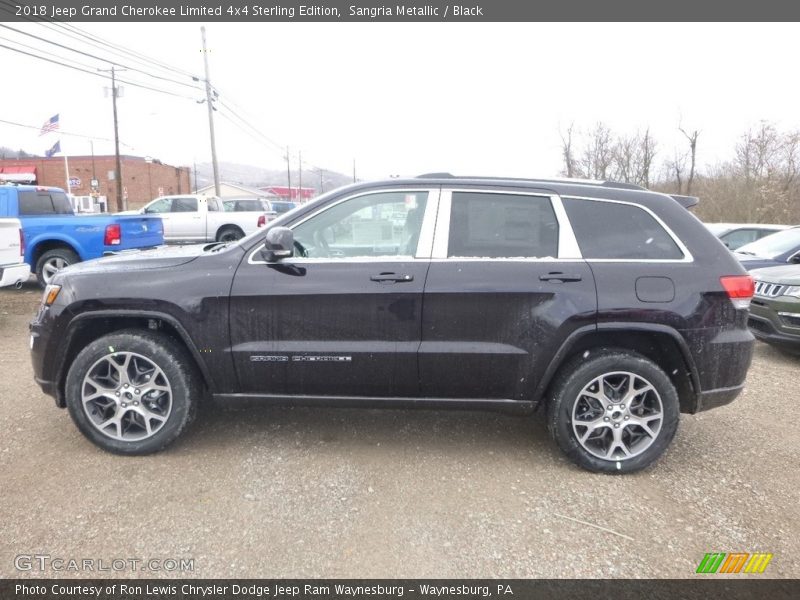 Sangria Metallic / Black 2018 Jeep Grand Cherokee Limited 4x4 Sterling Edition