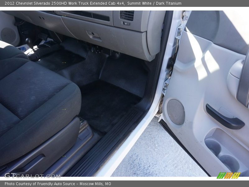 Summit White / Dark Titanium 2012 Chevrolet Silverado 2500HD Work Truck Extended Cab 4x4