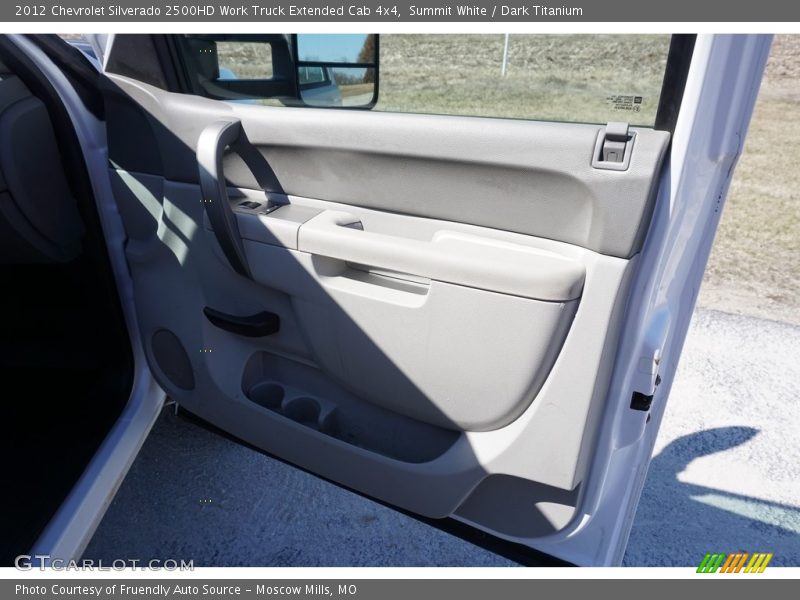 Summit White / Dark Titanium 2012 Chevrolet Silverado 2500HD Work Truck Extended Cab 4x4