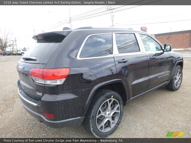 Sangria Metallic / Black 2018 Jeep Grand Cherokee Limited 4x4 Sterling Edition