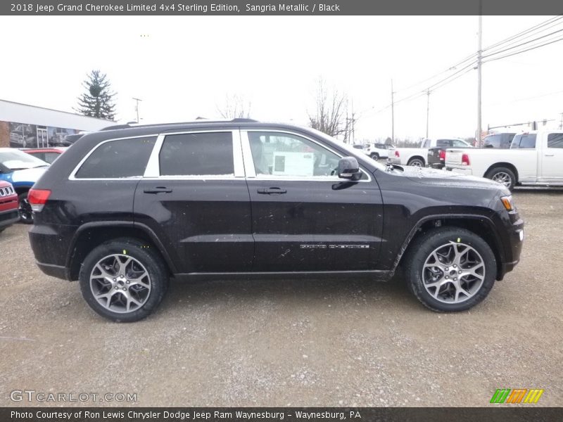 Sangria Metallic / Black 2018 Jeep Grand Cherokee Limited 4x4 Sterling Edition