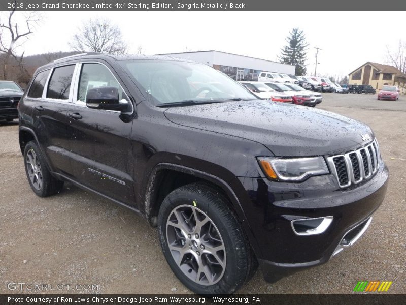 Sangria Metallic / Black 2018 Jeep Grand Cherokee Limited 4x4 Sterling Edition