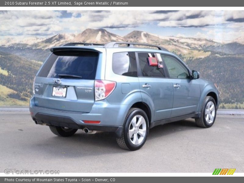 Sage Green Metallic / Platinum 2010 Subaru Forester 2.5 XT Limited