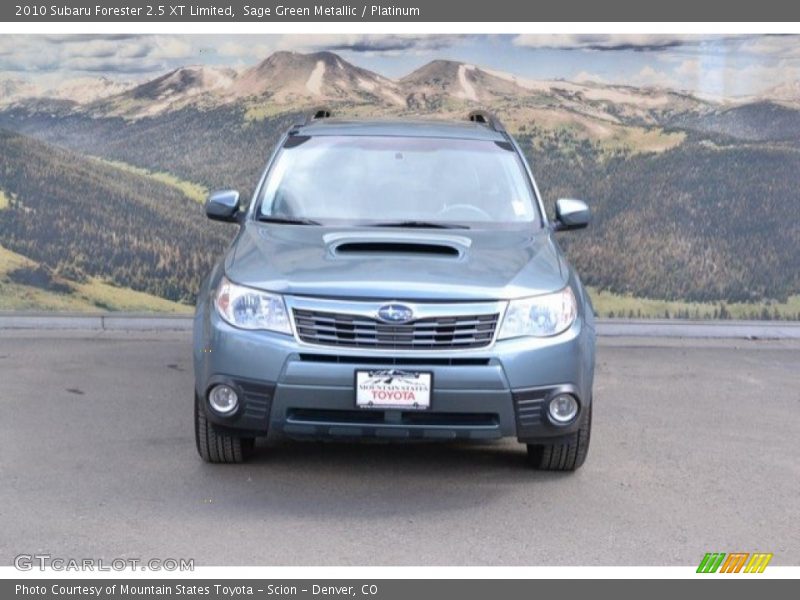 Sage Green Metallic / Platinum 2010 Subaru Forester 2.5 XT Limited