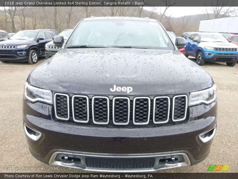 Sangria Metallic / Black 2018 Jeep Grand Cherokee Limited 4x4 Sterling Edition