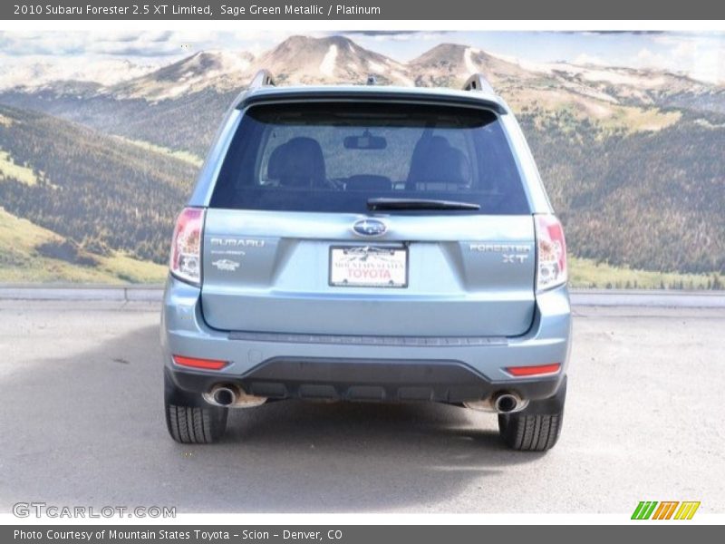 Sage Green Metallic / Platinum 2010 Subaru Forester 2.5 XT Limited