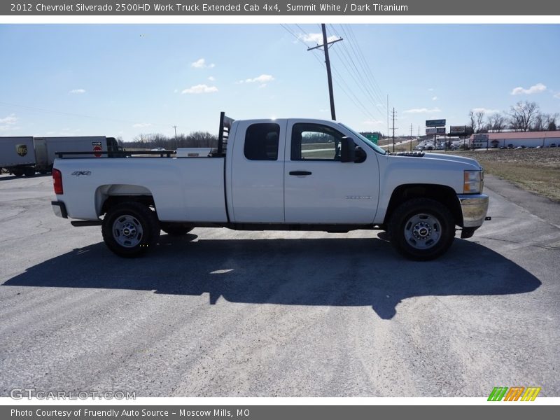 Summit White / Dark Titanium 2012 Chevrolet Silverado 2500HD Work Truck Extended Cab 4x4