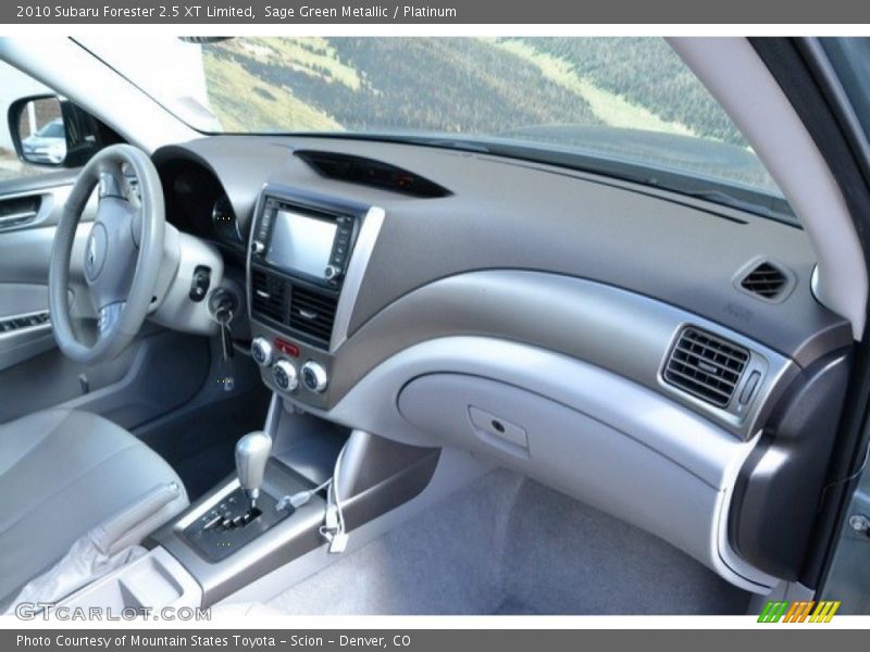 Sage Green Metallic / Platinum 2010 Subaru Forester 2.5 XT Limited