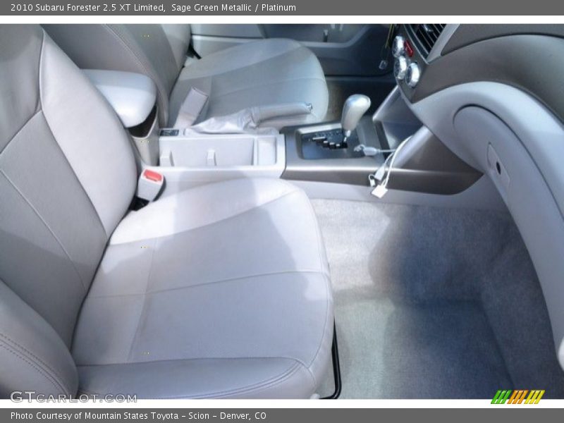 Sage Green Metallic / Platinum 2010 Subaru Forester 2.5 XT Limited