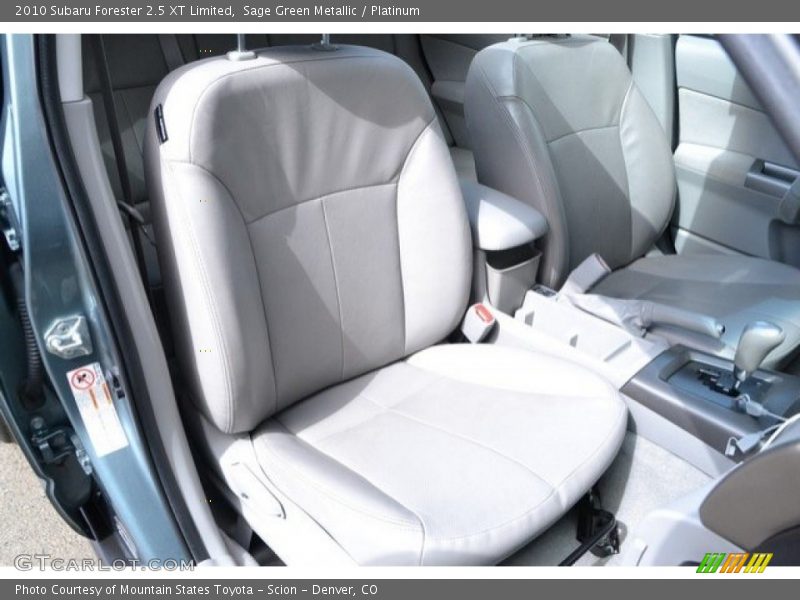 Sage Green Metallic / Platinum 2010 Subaru Forester 2.5 XT Limited