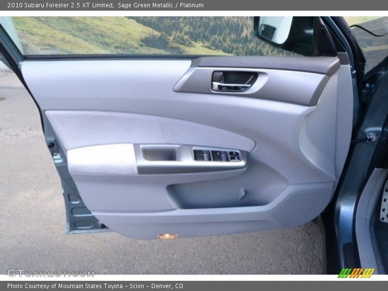 Sage Green Metallic / Platinum 2010 Subaru Forester 2.5 XT Limited