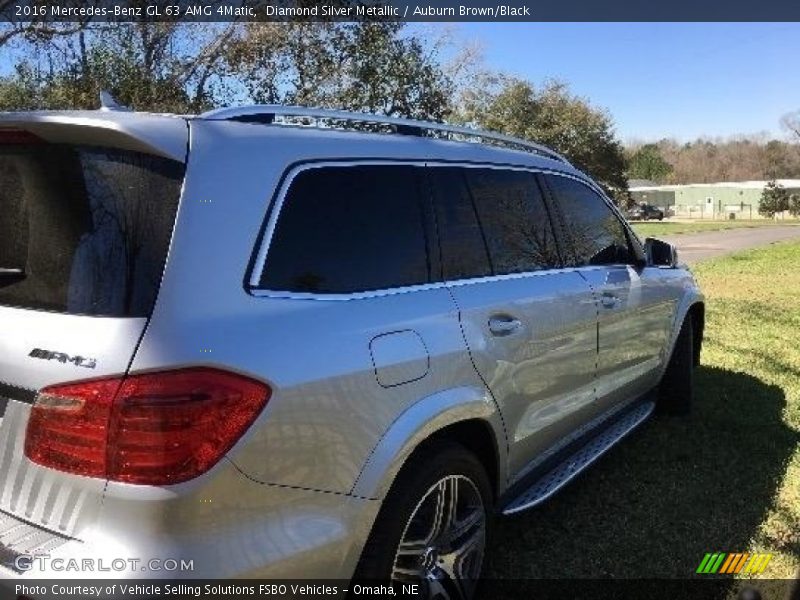 Diamond Silver Metallic / Auburn Brown/Black 2016 Mercedes-Benz GL 63 AMG 4Matic