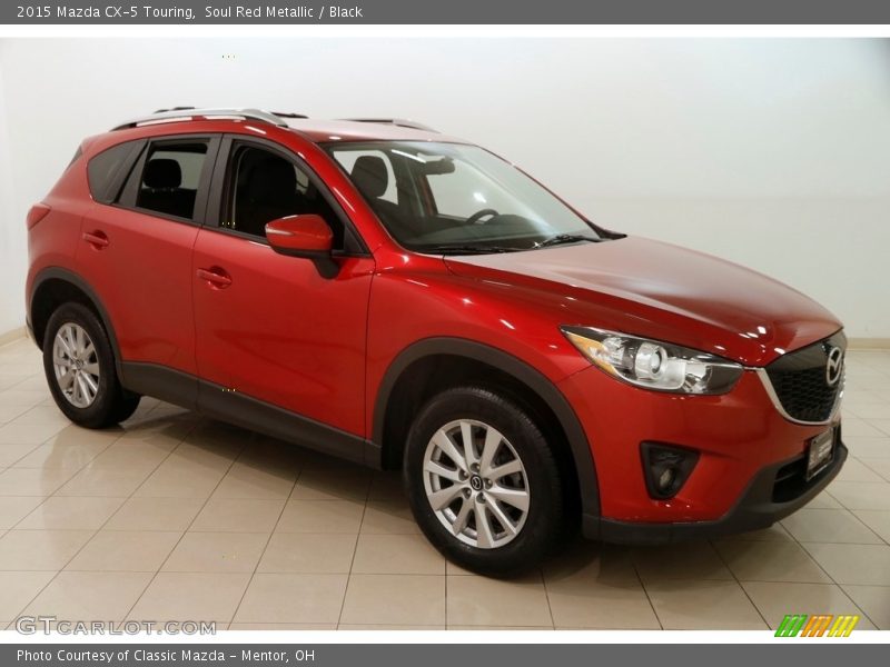 Soul Red Metallic / Black 2015 Mazda CX-5 Touring