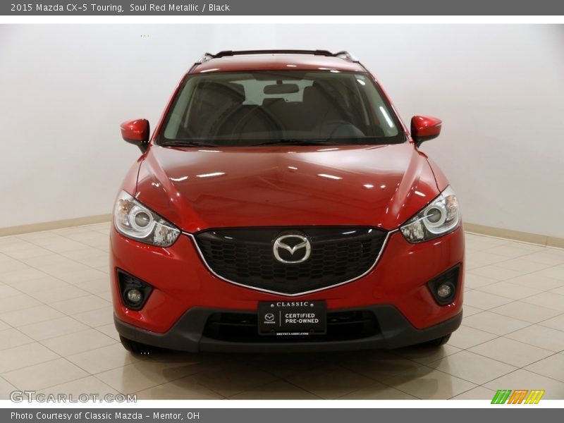 Soul Red Metallic / Black 2015 Mazda CX-5 Touring