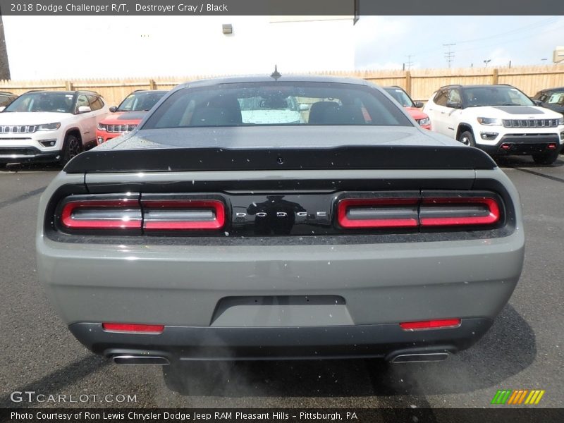 Destroyer Gray / Black 2018 Dodge Challenger R/T