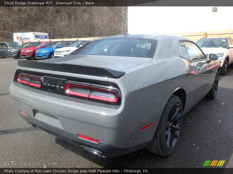 Destroyer Gray / Black 2018 Dodge Challenger R/T
