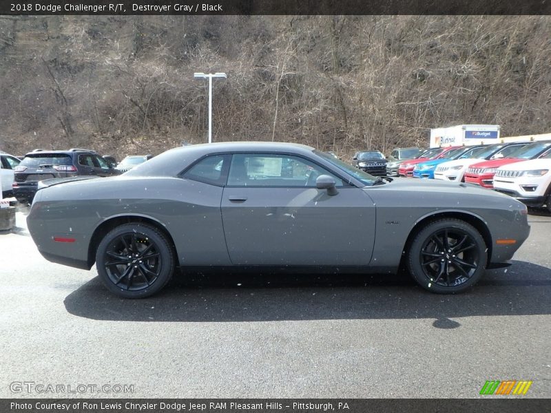 Destroyer Gray / Black 2018 Dodge Challenger R/T